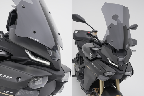 YAMAHA TRACER 9 / 9GT / 9GT+ :  PHONE HOLDER, HIGH PROTECTION  SPORT WINDSCREEN, AND SPORT AWAITS YOU ! 