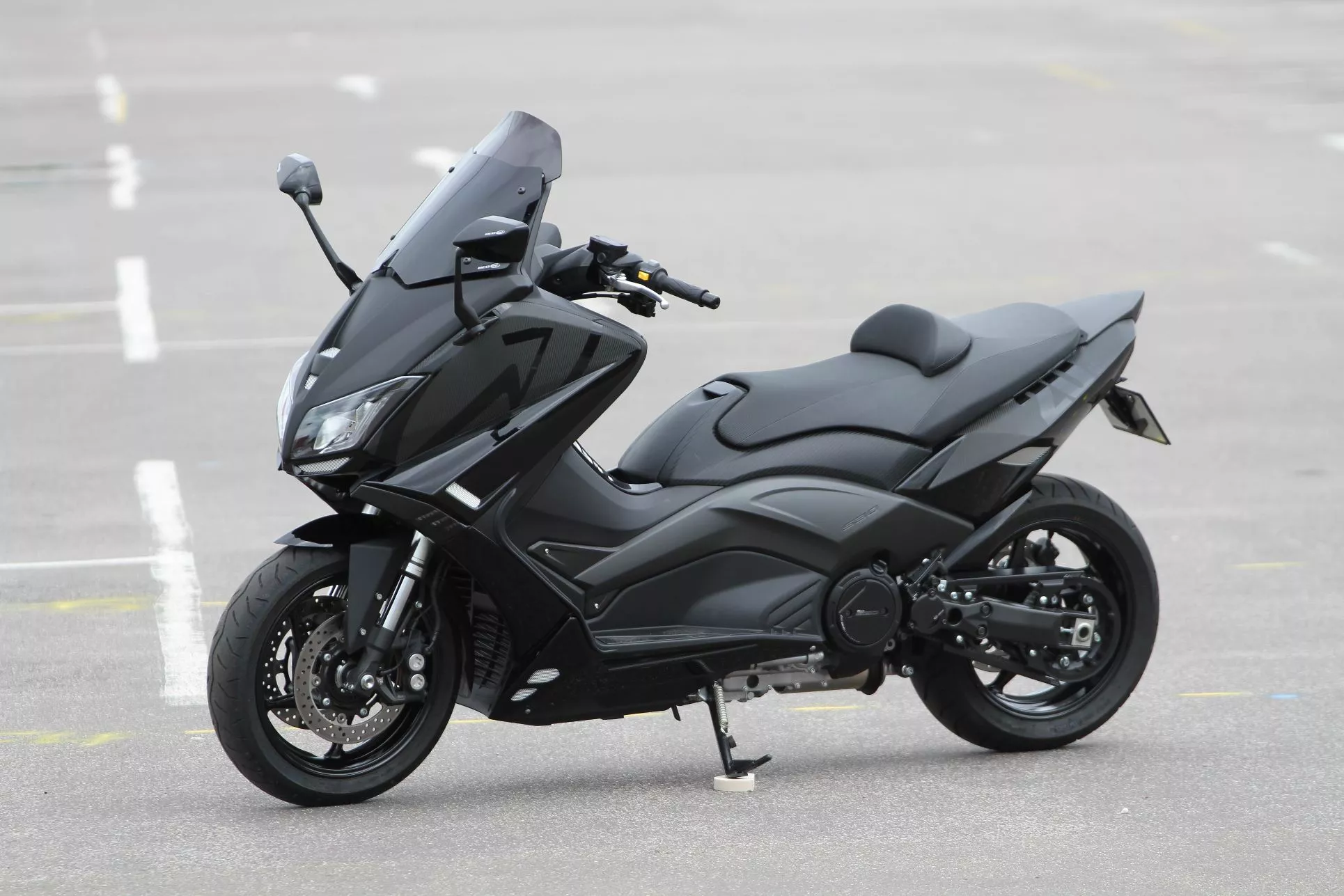 Taille noir -Étui à clé en cuir de haute qualité pour Yamaha TMAX